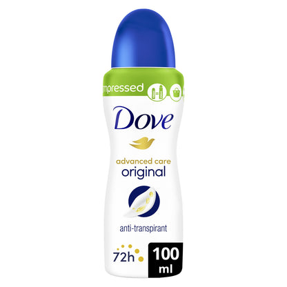 Déodorant spray compressé Anti-transpirant Original 48h DOVE 