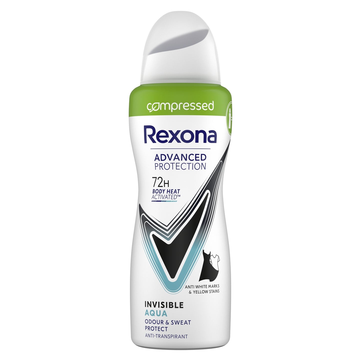 Déodorant spray Anti-traces Invisible Aqua Advanced Protection REXONA 