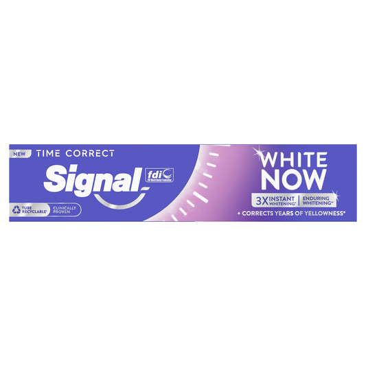 White Now Time Correct SIGNAL Anti-Yellow Toothpaste