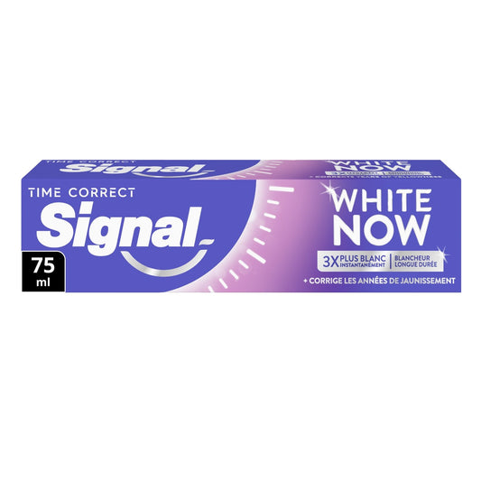 White Now Time Correct SIGNAL Anti-Yellow Toothpaste