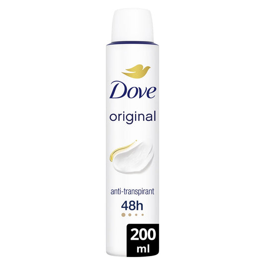 Déodorant Spray Compressé Anti-Transpirant Original DOVE le flacon de 200mL