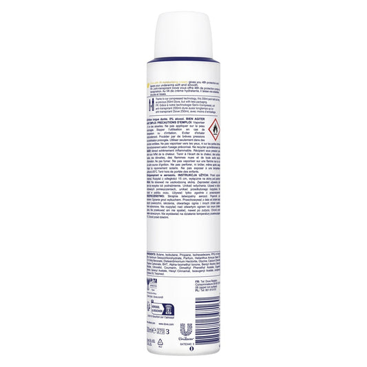 Déodorant Spray Compressé Anti-Transpirant Original DOVE