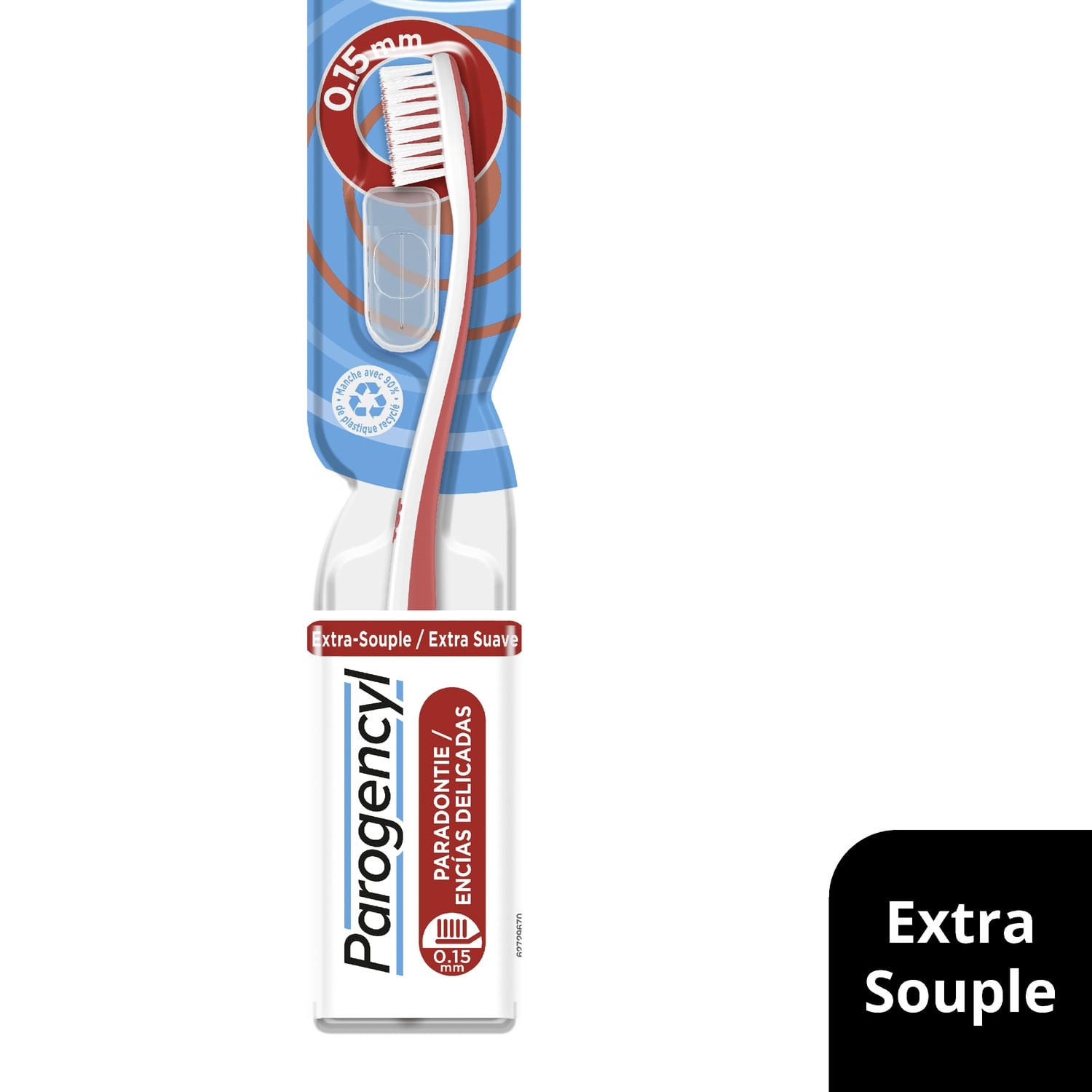 Brosse à dents Extra Souple Parodontie Dents Sensibles PAROGENCYL 