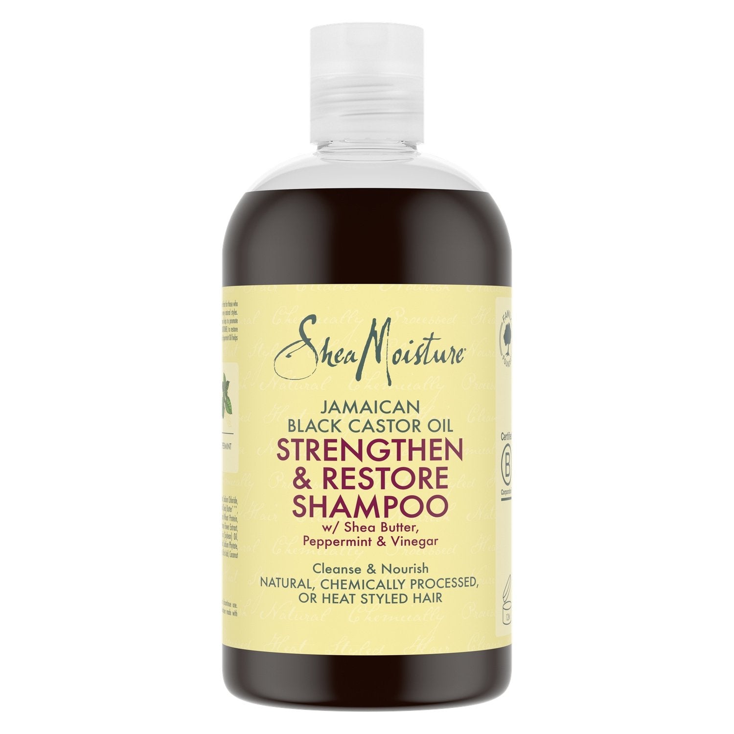 Shampoing Fortifiant et Revitalisant à l'Huile de Ricin de Jamaïque SHEA MOISTURE le flacon de 384mL