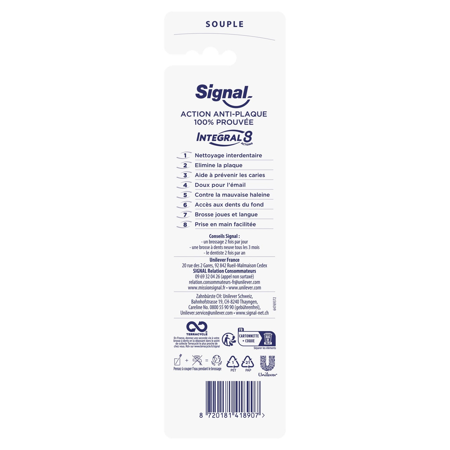 Brosse à Dents Souple Antiplaque SIGNAL