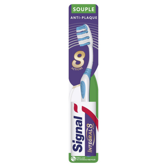 Brosse à Dents Souple Soin Complet Intégral 8 SIGNAL la brosse à dents
