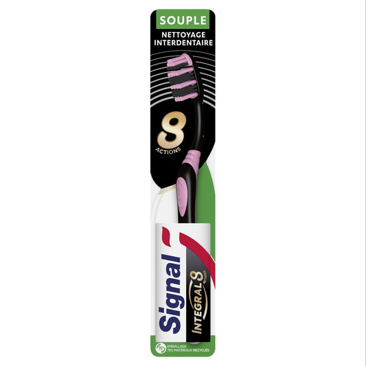 Brosse à Dents Souple Interdentaire Integral 8 SIGNAL la brosse à dents