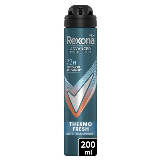Déodorant Spray Homme Anti-Transpirant Thermo Fresh 72H REXONA MEN le flacon de 200mL
