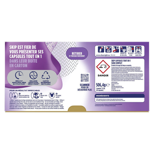 SKIP All-in-1 Complete Care Laundry Capsules