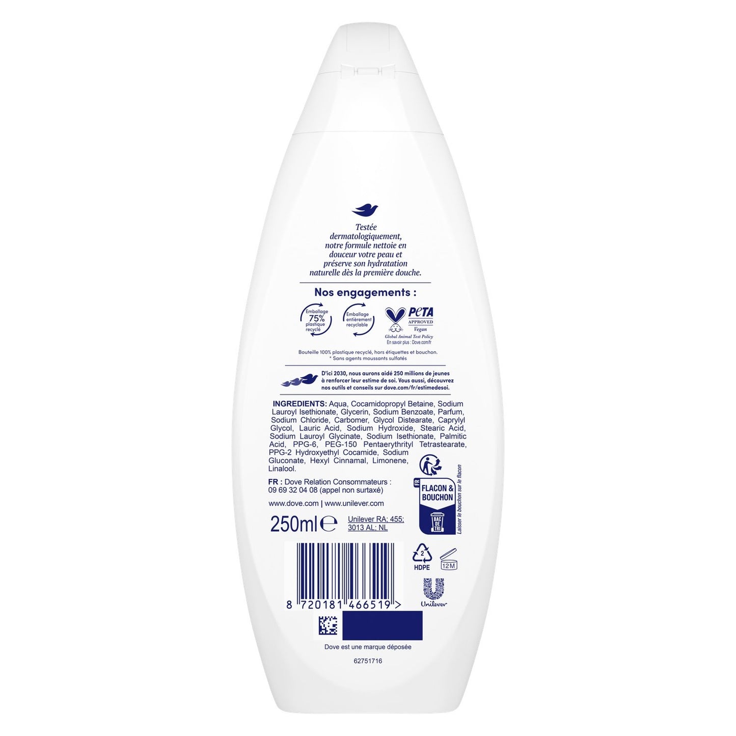 DOVE Feuchtigkeitsspendendes Duschgel