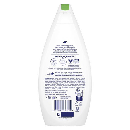 DOVE Fresh Moisturizing Shower Gel