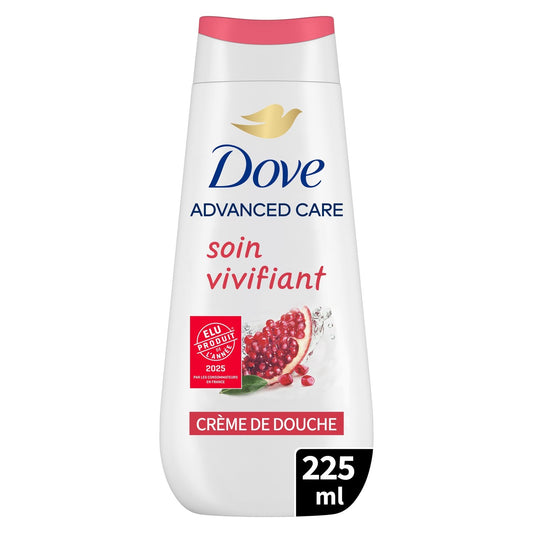 Crème Douche Soin Vivifiant Grenade et Hibiscus DOVE le flacon de 225mL