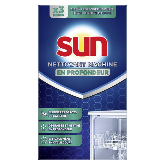 Nettoyant Machine Lave-Vaisselle en Profondeur SUN la boite de 120g