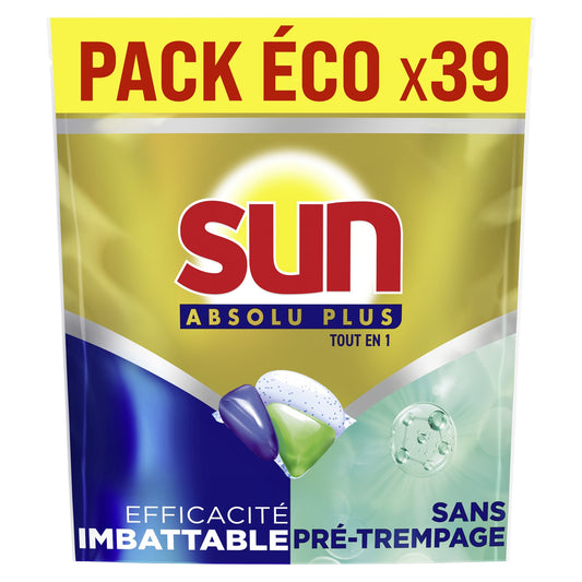 Absolu SUN All-in-1 Bio-Enzyme Dishwasher Tablets