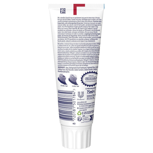 Children's Toothpaste 0-6 Years Fruity Super Mario SIGNAL