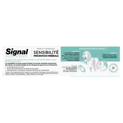 Dentifrice Sensibilite Protection Minerale Complet SIGNAL
