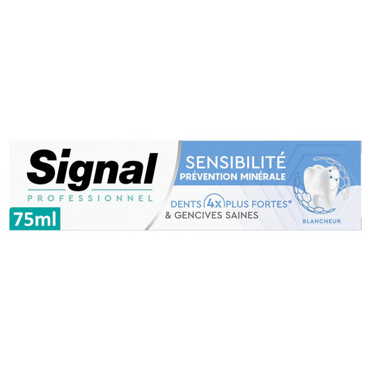 Dentifrice Sensibilité Protection Minérale Blancheur SIGNAL le tube de 75mL