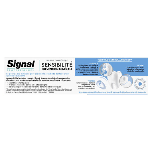 SIGNAL Sensitivity Toothpaste Mineral Protection Whitening