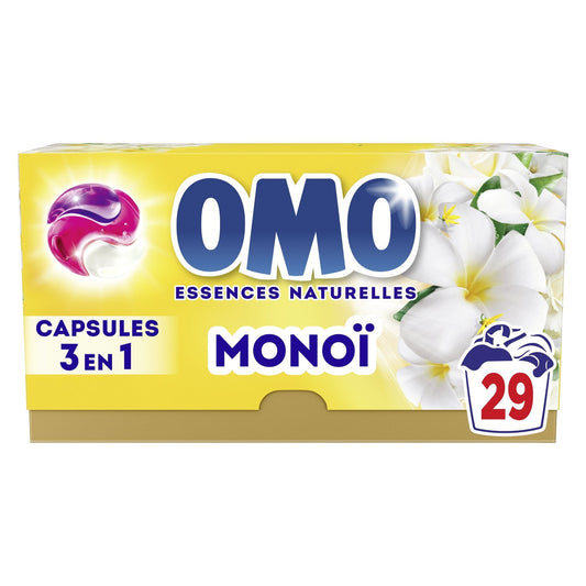 OMO 3-in-1 Monoi Capsule Laundry Detergent