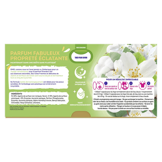OMO Jasmine and Cotton Flower Laundry Detergent Capsules