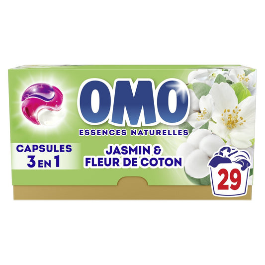 OMO Jasmine and Cotton Flower Laundry Detergent Capsules