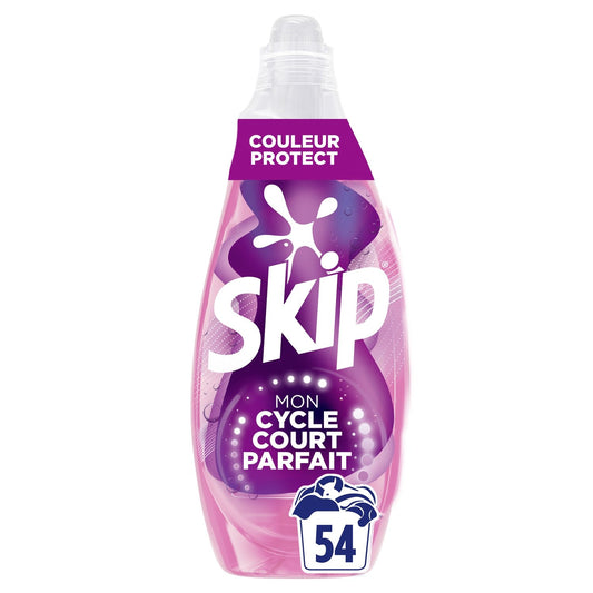 Lessive Liquide Cycle Court Couleur Protect SKIP le bidon de 2.16L