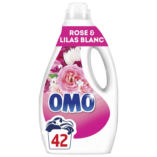 OMO Pink and Lilac White Liquid Laundry Detergent