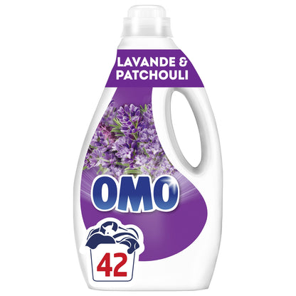 Lessive liquide Lavande & Patchouli OMO 