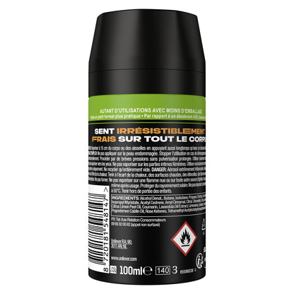 Déodorant spray Homme compressé Anti-odeur 48h Dark Temptation AXE 