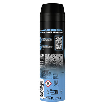 Déodorant spray Homme Ice Cool Efficacité 48h AXE 