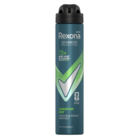 Déodorant Spray Anti-Transpirant Efficacité 72h Quantum Dry REXONA le flacon de 200mL