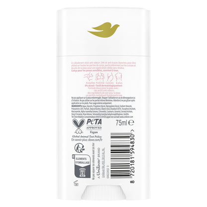 Déodorant Stick pour Tout le Corps 0% Alcool Framboise et Rose DOVE