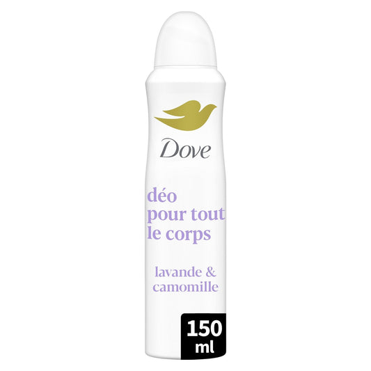 Déodorant Spray 72h Corps Lavande et Camomille DOVE le flacon de 150mL