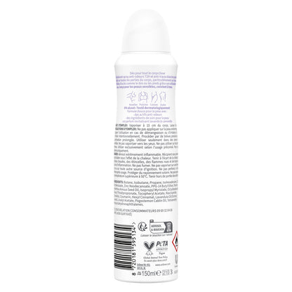 Déodorant Spray 72h Corps Lavande et Camomille DOVE