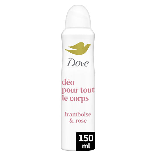 Spray Corps Framboise Rose Protection 72h DOVE le flacon de 150mL