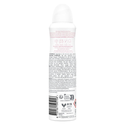Spray Corps Framboise Rose Protection 72h DOVE