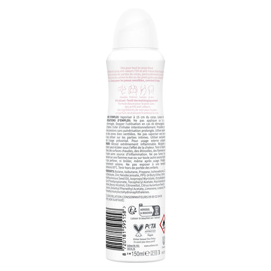 DOVE 72h Protection Pink Raspberry Body Spray