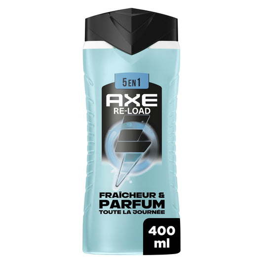 Gel Douche Homme Corps Fraîcheur Parfum 24h Re-Load AXE le flacon de 400mL