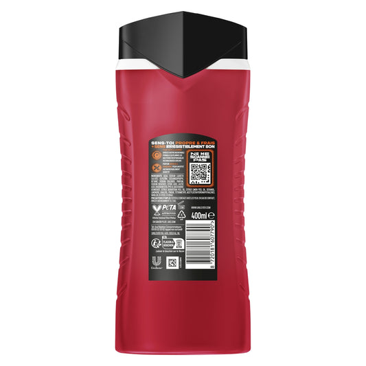 AXE 5-in-1 Shower Gel for Men, Body, Hair, and Sunset Fresh Fragrance