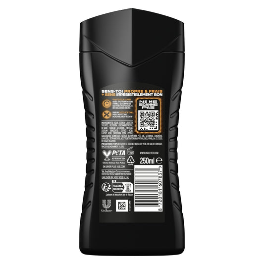 Shower Gel for Men, Body, Hair, Freshness, Chocolate Tonka Dark Temptation AXE