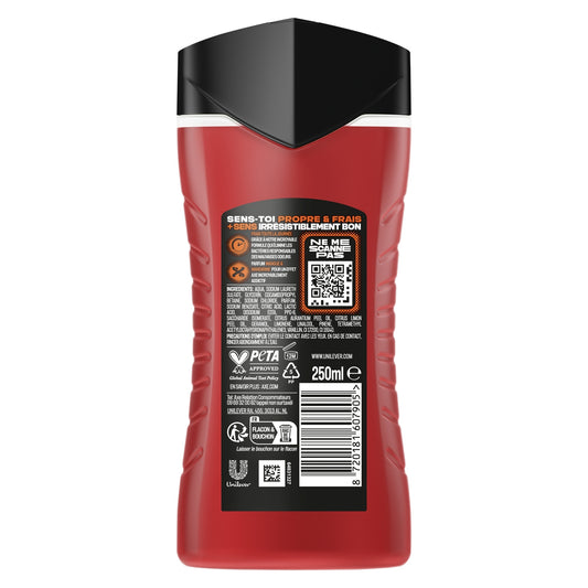 Gel douche Homme Corps Mangue Fraîcheur Parfum Sunset Fresh AXE 