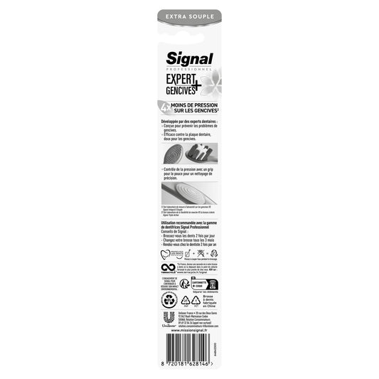 SIGNAL Extra Soft Charcoal Infused Bristles Kids Toothbrush