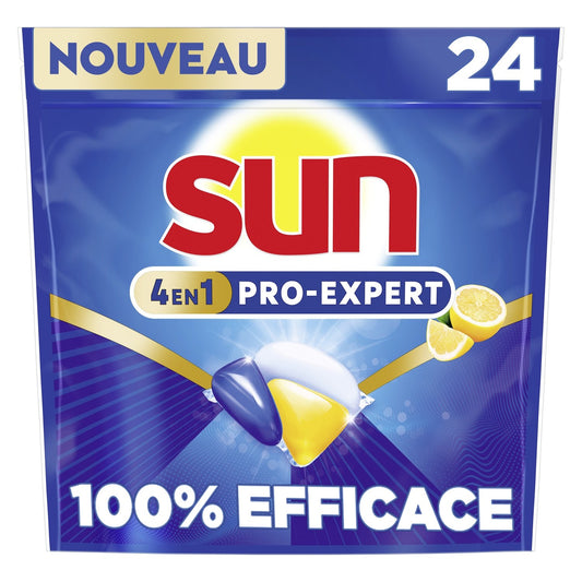 SUN PRO-EXPERT Lemon Dishwasher Capsules