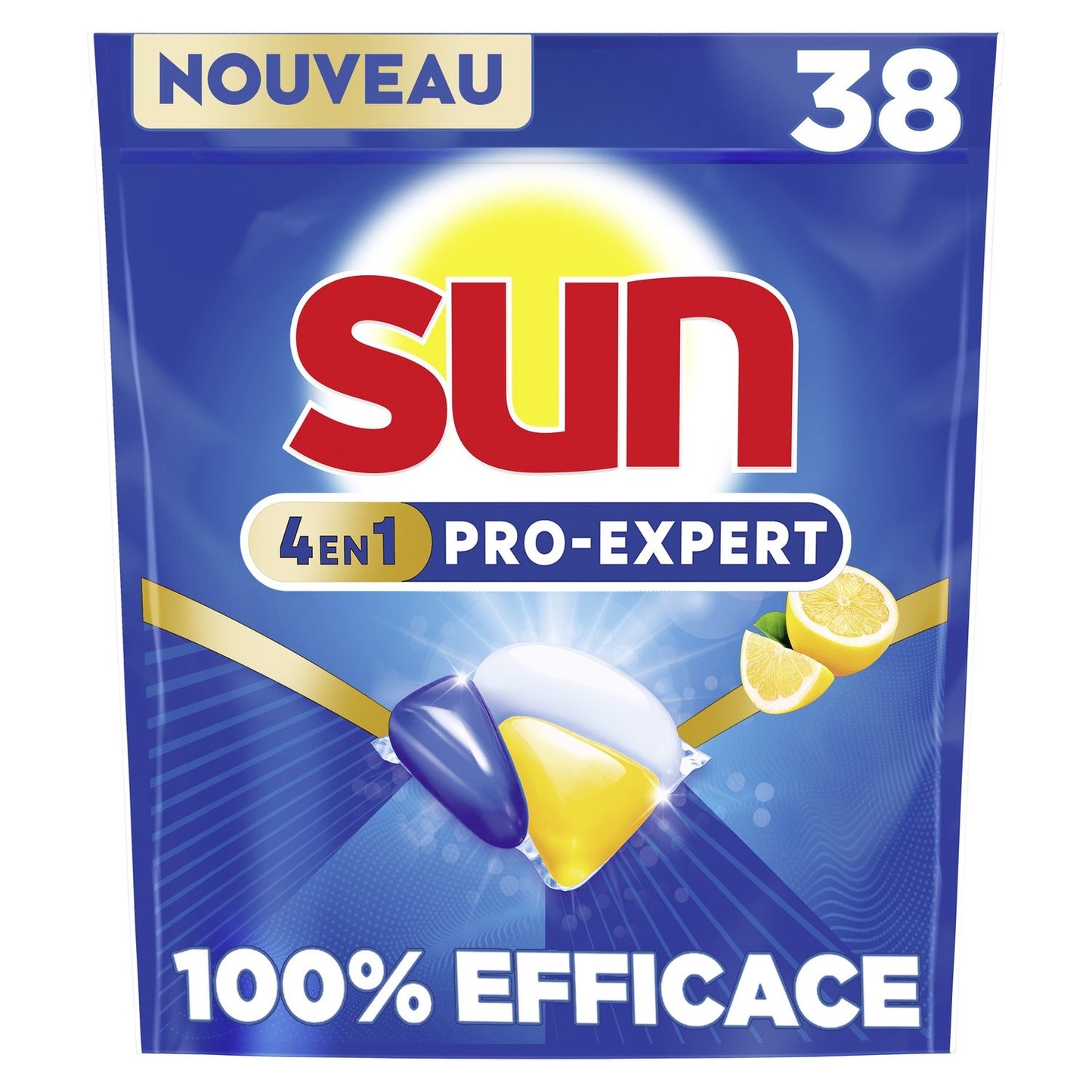 Capsules Lave-Vaisselle Citron SUN PRO-EXPERT