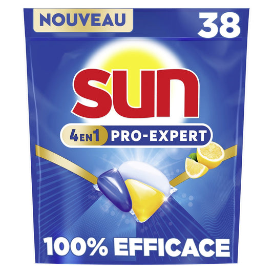 SUN PRO-EXPERT Lemon Dishwasher Capsules
