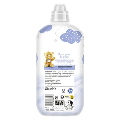 Adoucissant Hypoallergénique Doux et Pur CAJOLINE 