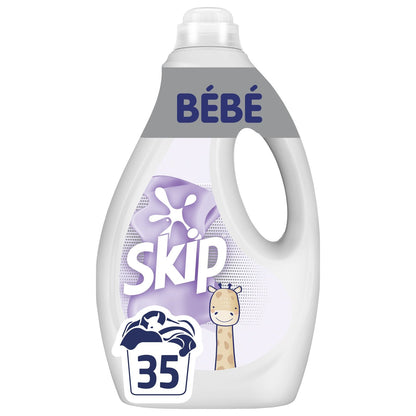 Lessive Liquide Bébé Imbattable Contre les Taches SKIP