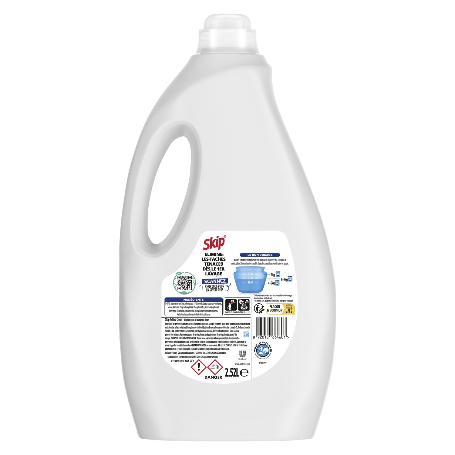 Lessive liquide Active Clean SKIP 