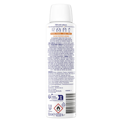 REXONA Citrus Fresh Körperdeodorant 0% Alkohol