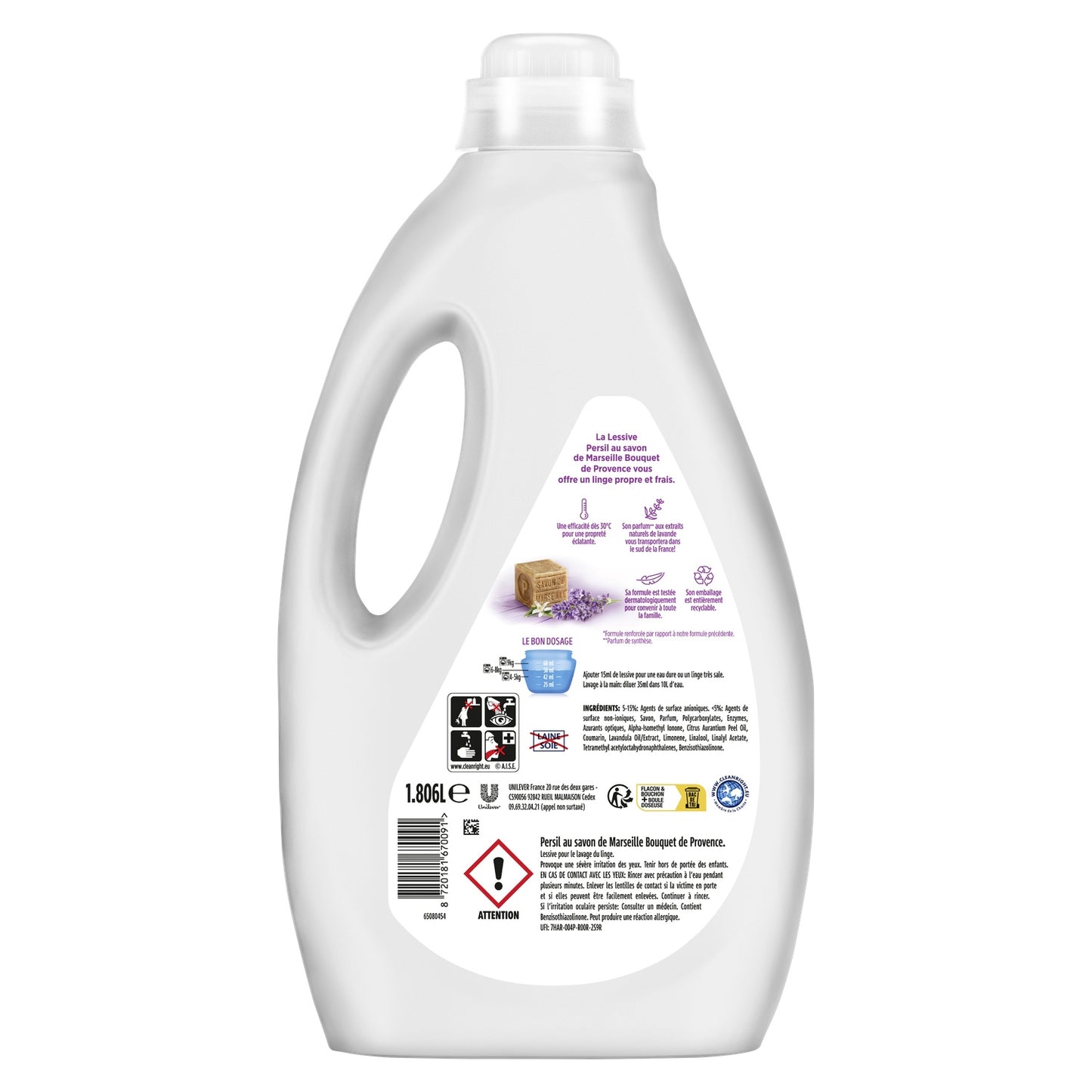 Bouquet de Provence Liquid Laundry Detergent with PERSIL Marseille Soap